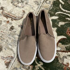 Keds Women's double decker Tan Slip-On Shoes